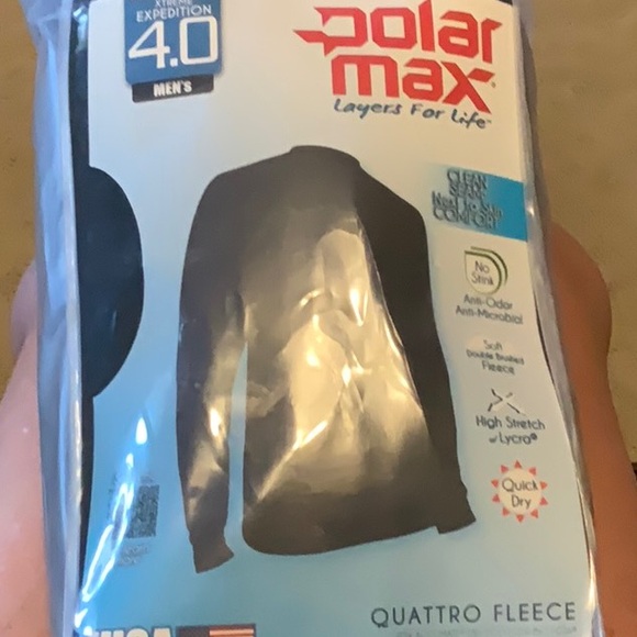 PolarMax QUATTRO FLEECE BASELAYER CREW (4.0) - Black - Picture 15 of 16
